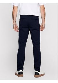 Only & Sons Chinosy Mark 22010209 Granatowy Slim Fit. Kolor: niebieski. Materiał: syntetyk