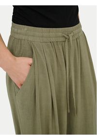 only - ONLY Spodnie materiałowe Siesta 15373197 Khaki Regular Fit. Kolor: brązowy. Materiał: wiskoza #3
