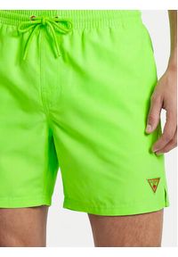 Guess Szorty kąpielowe F6GT24 WG282 MEDIUM Zielony Regular Fit. Kolor: zielony. Materiał: syntetyk #3