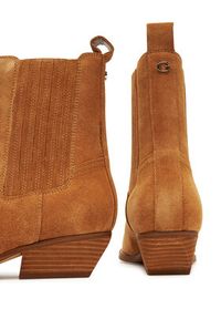 Guess Kowbojki FLTLN2 SUE10 Brązowy. Kolor: brązowy. Materiał: skóra, zamsz #3