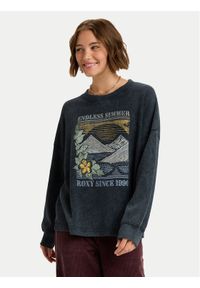 Roxy Bluza Eastside Midweight ERJKT04322 Czarny Regular Fit. Kolor: czarny. Materiał: syntetyk, bawełna #1