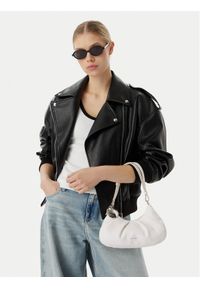 Calvin Klein Torebka Engraved Hw LV04F3554G Biały. Kolor: biały. Materiał: skórzane #1