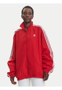 Adidas - adidas Bluza Adilenium Season 3 JD3393 Czerwony Oversize. Kolor: czerwony. Materiał: syntetyk