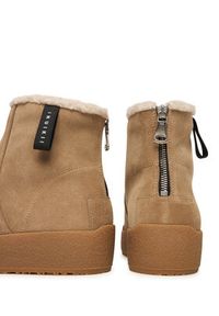Inuikii Botki Cortina 1002.020.0011 Beżowy. Kolor: beżowy. Materiał: skóra, zamsz #6