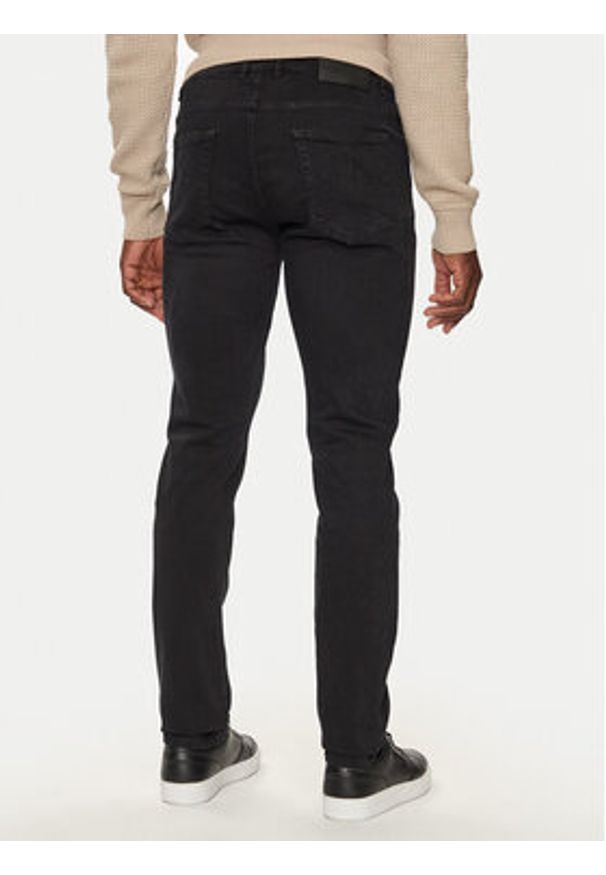 PAUL & SHARK - Paul&Shark Jeansy 14314106 Czarny Regular Fit. Kolor: czarny
