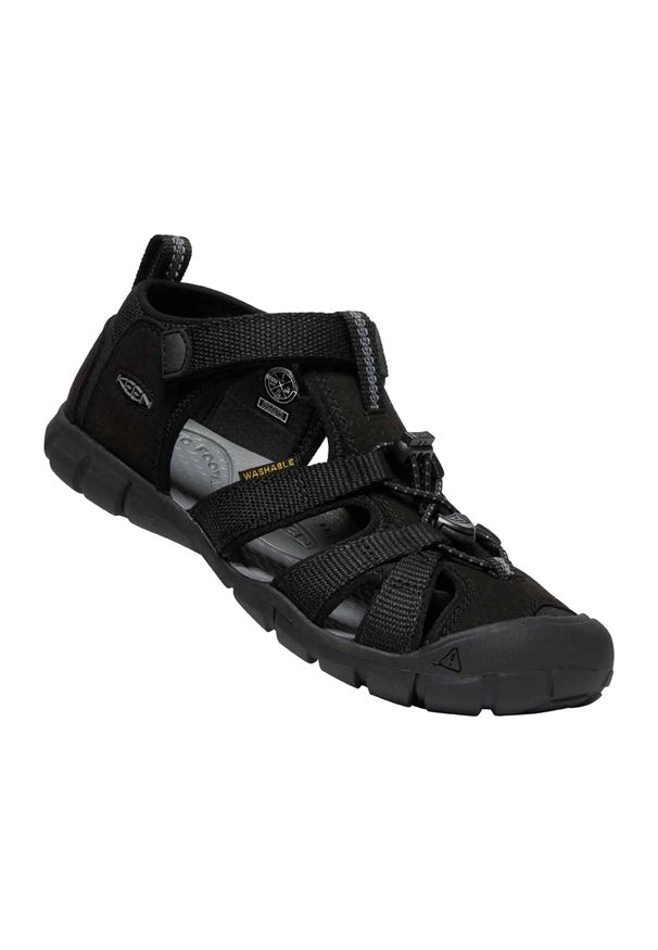 keen - Sandały juniorskie KEEN Seacamp II CNX. Kolor: czarny