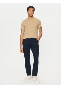 Tommy Jeans T-Shirt Jaspe DM0DM20363 Beżowy Slim Fit. Kolor: beżowy. Materiał: bawełna #4