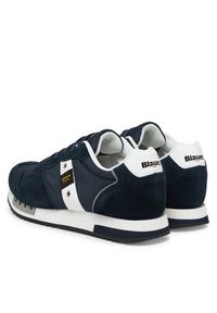 Blauer Sneakersy S5QUEENS01/MES-NVY/WHI Granatowy. Kolor: niebieski. Materiał: materiał