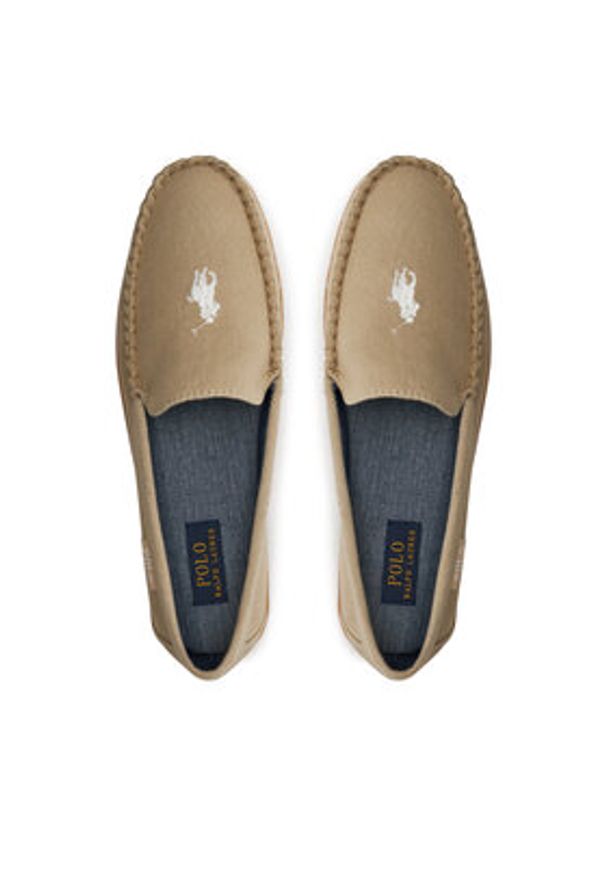Polo Ralph Lauren Kapcie Brenan 843937263002 Beżowy. Kolor: beżowy. Materiał: materiał