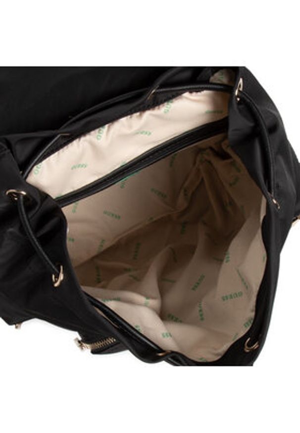 Guess Plecak Eco Gemma HWEYG8 39532 Czarny. Kolor: czarny. Materiał: materiał