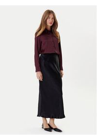 Marella Koszula Naples 2525116051 Bordowy Regular Fit. Kolor: czerwony. Materiał: syntetyk
