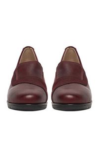Rieker Półbuty L5356-35 Bordowy. Kolor: czerwony. Materiał: skóra #6