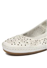 Rieker Baleriny CEO-41460-80 Biały. Kolor: biały. Materiał: skóra #8