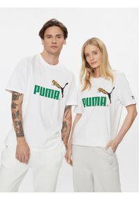 Puma T-Shirt Classics No.1 Logo Celebration 622182 Biały Regular Fit. Kolor: biały. Materiał: bawełna