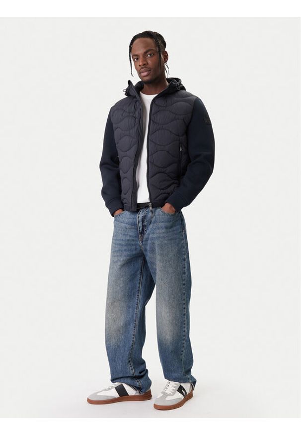 JOOP! Jeans Kurtka przejściowa 327Tobie 10100194 30101484 Granatowy Regular Fit. Kolor: niebieski. Materiał: syntetyk