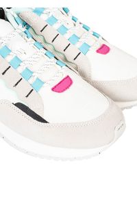 North Sails Sneakersy "Winch" | RW-03 POOL-029 | Winch | Kobieta | Biały, Różowy, Turkusowy. Kolor: różowy, biały, turkusowy, wielokolorowy. Materiał: skóra ekologiczna, materiał. Wzór: kolorowy, aplikacja #4