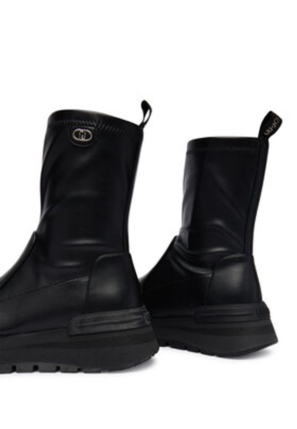 Liu Jo Botki Amazing 22 BF5051 EX046 Czarny. Kolor: czarny. Materiał: skóra