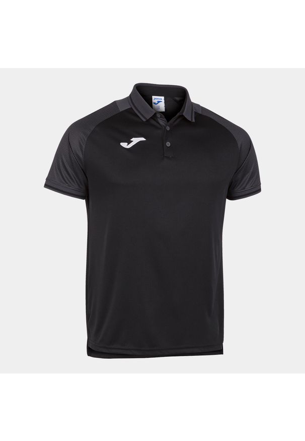 Koszulka polo do tenisa męska Joma Essential II. Typ kołnierza: polo. Kolor: wielokolorowy, czarny, szary. Sport: tenis