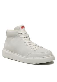 Sneakersy Camper Runner K400648-006 White. Kolor: biały. Materiał: skóra