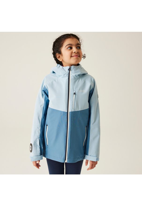 Regatta - Trekktain Turystyka dla dzieci Kurtka 3 w 1. Kolor: niebieski. Styl: sportowy, młodzieżowy. Sport: turystyka piesza