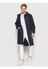 Rains Kurtka przeciwdeszczowa Unisex 18140 Granatowy Regular Fit. Kolor: niebieski. Materiał: syntetyk #4