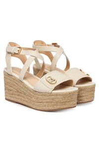Liu Jo Espadryle Bali 01 SA6083 P0102 Kremowy. Kolor: kremowy. Materiał: skóra #6
