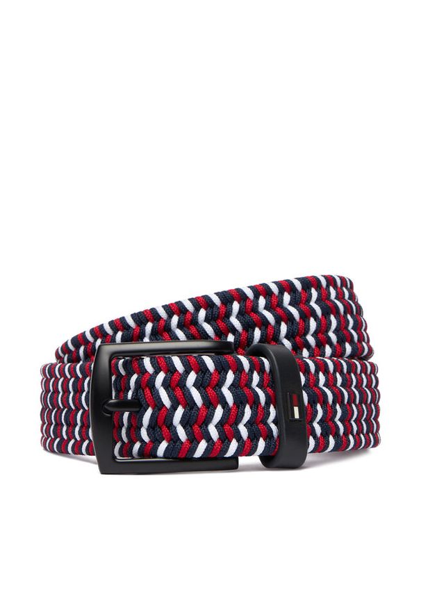 TOMMY HILFIGER - Pasek Męski Tommy Hilfiger. Wzór: kolorowy