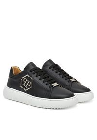 Philipp Plein - PHILIPP PLEIN Sneakersy PAES MSC4022 Czarny. Kolor: czarny. Materiał: skóra #5