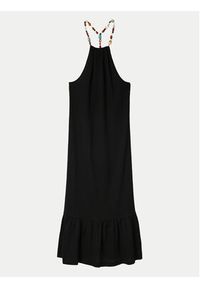 Desigual Sukienka letnia Leila 24SWVK64 Czarny Regular Fit. Kolor: czarny. Materiał: syntetyk. Sezon: lato #4