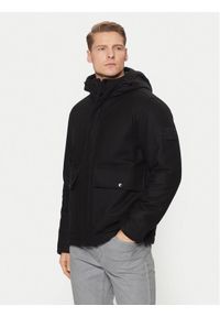 Stone Island Kurtka przejściowa 8115454F4 Czarny Regular Fit. Kolor: czarny. Materiał: wełna