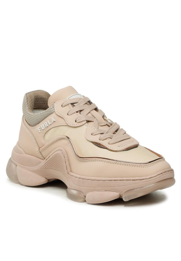 Sneakersy Furla Wonderfurla YE29WOF-BX1704-1991S-1-035-20-AL Ballerina i/Nude. Kolor: beżowy. Materiał: materiał