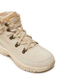 skechers - Skechers Trapery Trego - Snow Worries 167882/NAT Beżowy. Kolor: beżowy. Materiał: zamsz, skóra #3