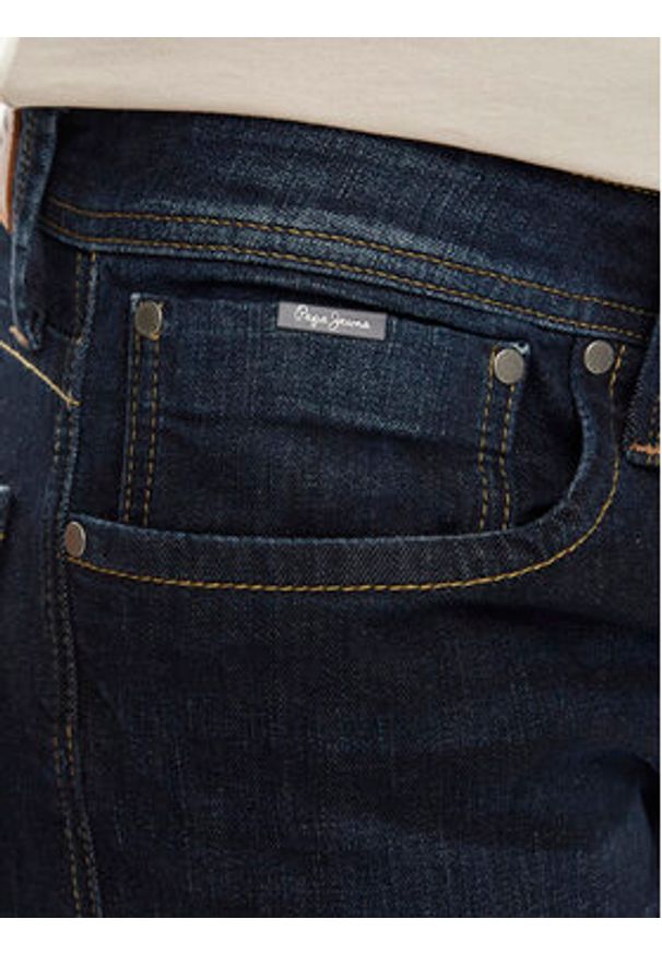 Pepe Jeans Jeansy Cash PM206318 Granatowy Regular Fit. Kolor: niebieski