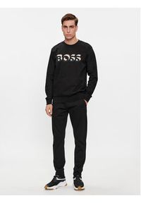 BOSS - Boss Bluza Soleri 07 50507939 Czarny Relaxed Fit. Kolor: czarny. Materiał: bawełna #4