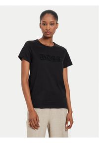 BOSS - Boss T-Shirt Eventsa 50522209 Czarny Regular Fit. Kolor: czarny. Materiał: bawełna