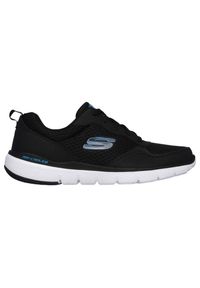 skechers - Buty do chodzenia męskie Skechers Flex Advantage 3.0. Kolor: czarny. Sport: turystyka piesza #1