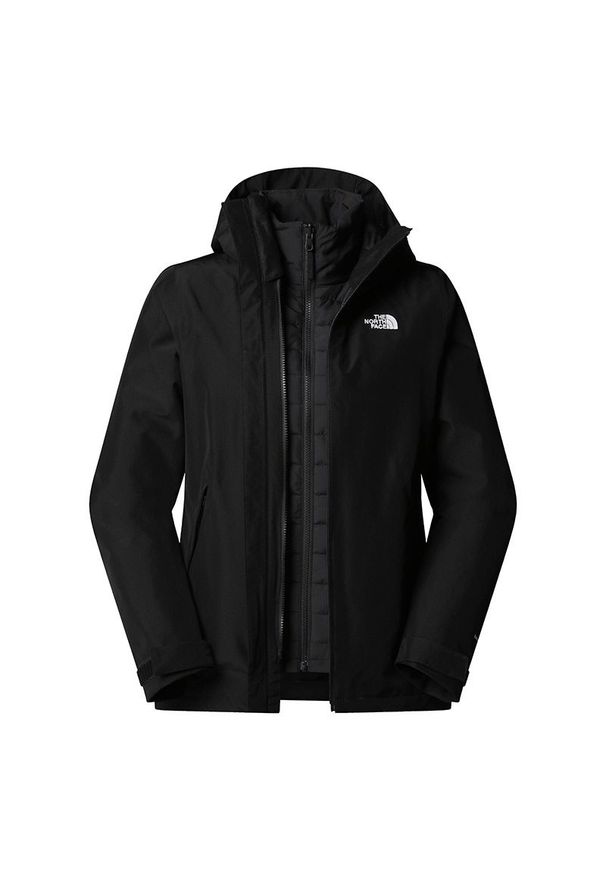 Kurtka damska The North Face 3w1 Carto Mono Triclimate 0A8D3DJK31 - czarna. Kolor: czarny. Materiał: materiał, poliester