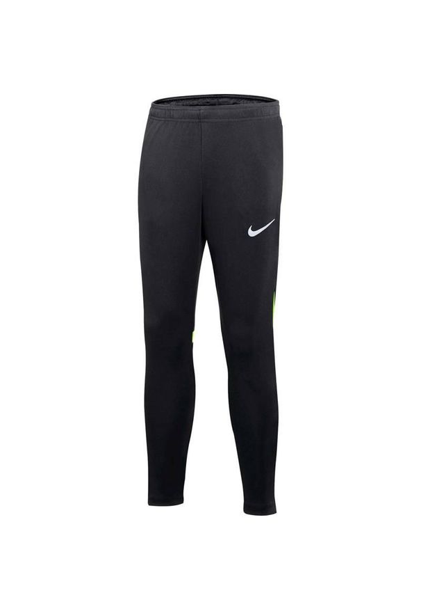 Spodnie treningowe juniorskie Nike Academy Pro piłkarskie. Kolor: czarny, zielony, wielokolorowy, żółty. Sport: piłka nożna