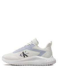 Calvin Klein Jeans Sneakersy Eva Runner Low Lace Mix Ml Wn YW0YW01442 Biały. Kolor: biały #6