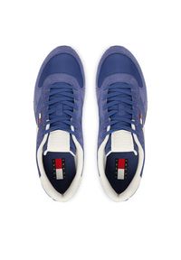 Tommy Jeans Sneakersy Tjm Eva Runner Mix Material EM0EM01737 Niebieski. Kolor: niebieski. Materiał: zamsz, skóra #5