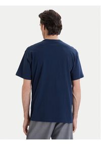 Versace Jeans Couture T-Shirt 80GAHT04 CJ00T Granatowy Regular Fit. Kolor: niebieski. Materiał: bawełna #5
