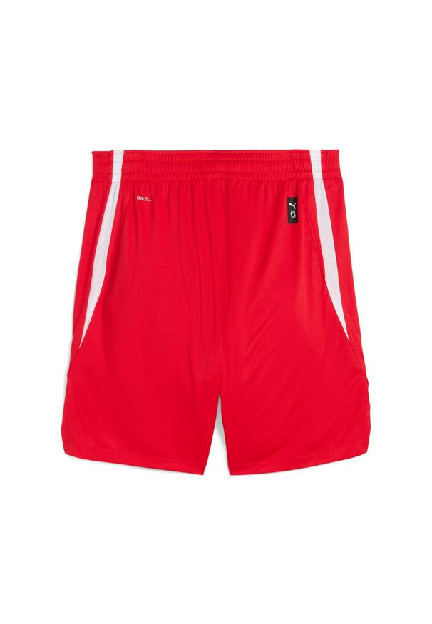 Puma - Spodenki koszykarskie męskie PUMA teamJAWS Starter. Kolor: czerwony. Sport: koszykówka