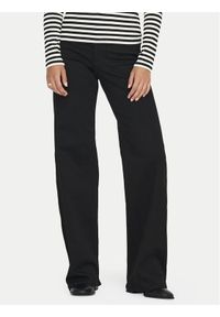 only - ONLY Jeansy Madison 15301338 Czarny Wide Leg. Kolor: czarny