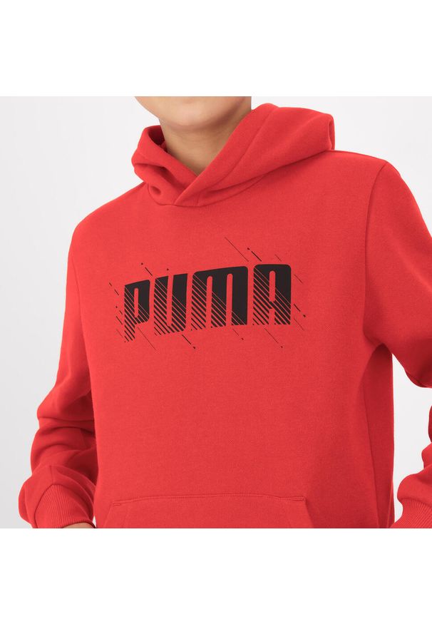 Bluza dziecięca Puma z kapturem. Typ kołnierza: kaptur. Materiał: włókno, materiał, bawełna