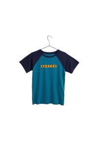 Koszulka sportowa dla dzieci Burton KD Vault SS T-Shirt. Kolor: niebieski. Materiał: bawełna