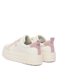 Hugo - HUGO Sneakersy Lyssa 50557899 Biały. Kolor: biały. Materiał: skóra #5