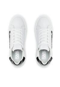 Karl Lagerfeld - KARL LAGERFELD Sneakersy KL62210 Biały. Kolor: biały. Materiał: skóra #9