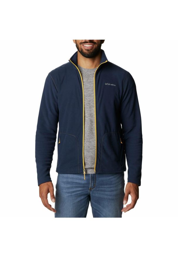 columbia - Bluza polarowa męska Columbia Fast Trek Light FZ Fleece rozpinana. Kolor: niebieski. Materiał: polar