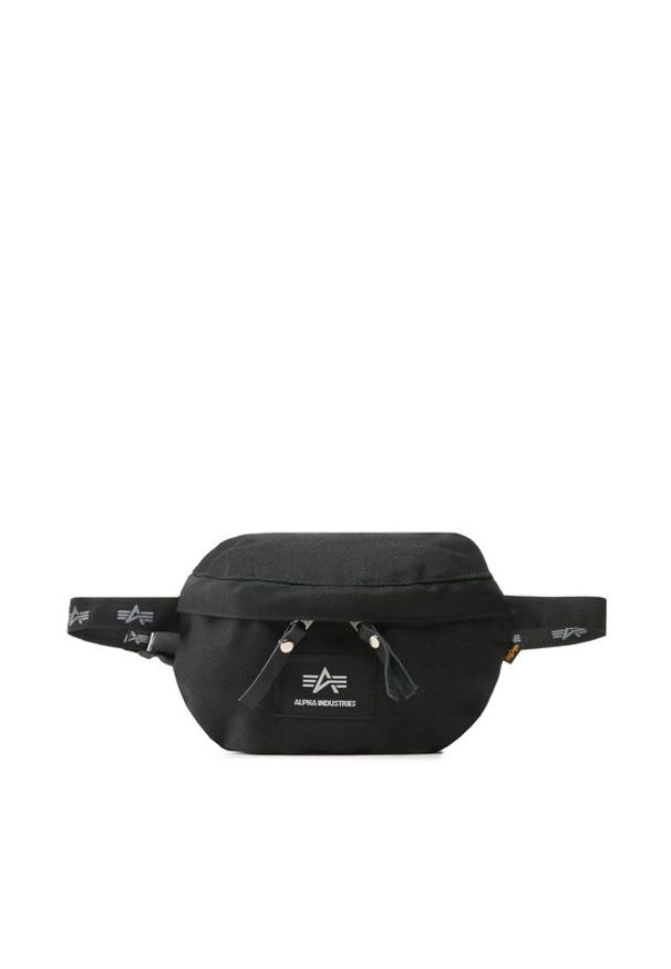 Alpha Industries Nerka Big A Oxford Waist Bag 101908 Czarny. Kolor: czarny. Materiał: materiał