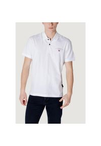 Napapijri - Polo z krótkim rękawem Mężczyzna NAPAPIJRI ELBAS JERSEY. Typ kołnierza: polo. Kolor: biały. Materiał: jersey. Długość rękawa: krótki rękaw. Długość: krótkie #1